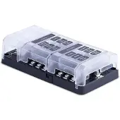 Sierra 408 12 Terminals Fuse Block 100a Transparant