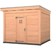 Westwood Douglas overkapping, 300 x 400, met schuur, Comfort Plus