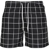Urban Classics Zwemshorts zwart / wit