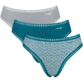 Sloggi Slip 'Go Rush' cyaan blauw / lichtgrijs