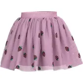 Name It Mini Rok 'NMFVabos' limoen / rosa / kersrood