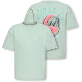 ONLY Koghelen T-shirts Dames Groen 110/116