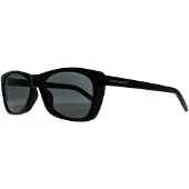 Yves Saint Laurent Rechthoek Dames Glimmend Zwart Grijs SL 613
