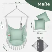 Kesser Hangstoel Groen 150kg | Comfortabel en stijlvol