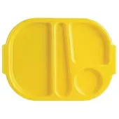 Olympia Kristallon Dienbladen met Vakken 32,2 X 23,6cm Geel - DL127 - Horeca & Professioneel