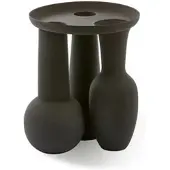 Pols Potten Vaas Plate Roman Black