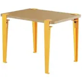 TIPTOE Massief Eiken Kinderbureau Sun Yellow