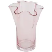 Atmosphera - Glazen Vaas Rozenbloem - 23.5 cm Mondgeblazen - Waterdicht