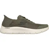 SKECHERS GO WALK FLEX - HANDS UP Heren Instappers - Groen / Zwart