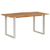 Syfax Eettafel 154x80x76 cm massief acaciahout