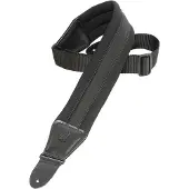 Levys Leathers Comfort Series 3.25" Neoprene Guitar Strap Black