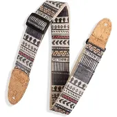 Levys Leathers 2" Natural Cork on Natural Webbing w/ Cork Ends Zanzibar