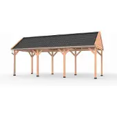 Westwood Douglas overkapping zadeldak, 750 x 300, Ruiter Basic