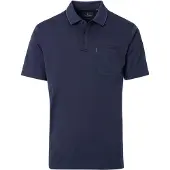 Casa Moda poloshirt borstzak navy