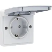 Niko wandcontactdoos RA KV opbouw Grijs IP55