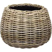 Van der leeden Drypot tina rotan d55h44cm grijs