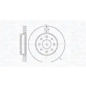 MAGNETI MARELLI 361302040186 Remschijf
