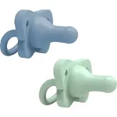 Dr. Brown's Fopspeen Dr.Brown's HappyPaci Siliconen Blauw & Groen 0-6 Mnd