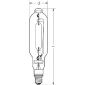 Radium Halogeen gasontladingslamp E40 2050W HRI-T D helder, Glas