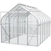 Pergart Kweekkas Diana 11500 - Veiligheidsglas 3mm - Aluminium - 264x445x255cm