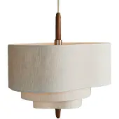 Market Set Hanglampe , Pebble, dimbare, Beige, Woonkamer, Stof, Designer