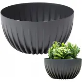 Lamela Misa Mira Eco Gerecycleerde Pot 30cm Antraciet - Duurzaam & Stijlvol