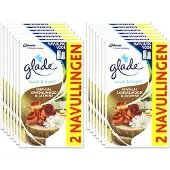 Glade 12x Luchtverfrisser Touch & Fresh Navul Duo Sandalwood & Jasmine 2x10 ml