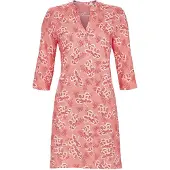 Ringella Gebloemd nachthemd rood - Rood - Maat - 38