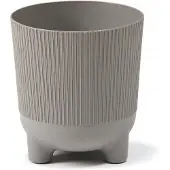 Lamela Doniczka Aria Jumper ECO Hout 16cm Grijs - Duurzaam & Stijlvol