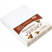 Karo Jersey hoeslaken met elastiek 180x200 cm wit, 150g/m2