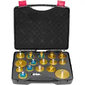Vevor Brake Master Bleeder Set 17-delige professionele remontluchtingsadapterset met complete set en handvat