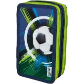 Scooli Drievaks Etui Voetbal