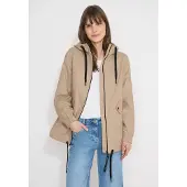 Cecil Dames Midi-jack in Beige, Gr: L