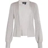 Usha Gebreid vest lichtgrijs