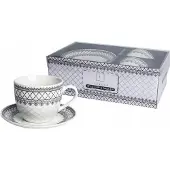 Livello Porseleinen Kopjes met Schotels Set van 2 (250ml)
