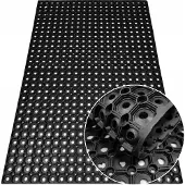 Oxide Grote Rubberen Buitenmat 50x100cm - Honingraat Structuur