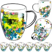 Kadax Mok met bloemmotief wz3 multi-kleur 6 stuks