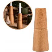 Altomdesign Altom Design Houten Kaarsenhouder Decoratie 14,5 cm