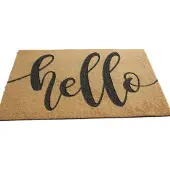 EDO Kokosmat Deurmat "HELLO" 45x70cm - Stijlvol en duurzaam