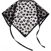Szaleo Portia Hoofddoek - Elegante Geborduurde Dames Sjaal, Zwart