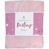 BBK Zachte Roze Microvezel Deken Darling 150x200 cm