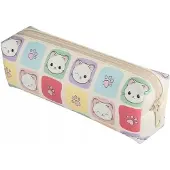 Pajacyk Pennendoos Meisjes Katten Tuba Pennen Etui 20x6x7cm