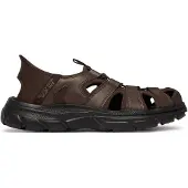 SKECHERS Heren Chocolade Revolted SS Vartan broek (44), Bruin, Plat, Veters, Casual, Strandkleding 205182