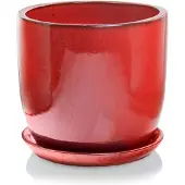 Polnix Klassieke Rode Keramieken Terraspot 32x27 cm - Vorstbestendig