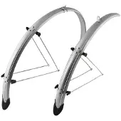 Orion Fietsspatborden 28'' Zilver 58mm - Compleet met Spatlap