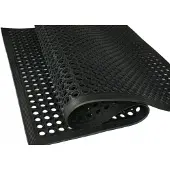 EDO Robuuste Rubberen Deurmat 80x120 cm met Opritten - Buiten