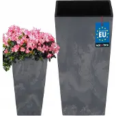 KOTARBAU Stijlvolle Marengo Plantenbak 17x17x32,5cm met Inzetstuk