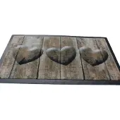 EDO HANSE HOME Deurmat 45x75 cm - Bruin Hart Design