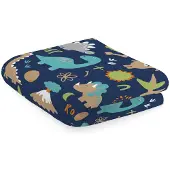 Essex Dino Plaid 130x170 cm - Zacht en Warm Microvezel