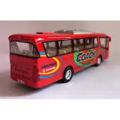Trifox Kinsfun Touringcar Speelgoed - 18cm Metaal met Pull-back Actie